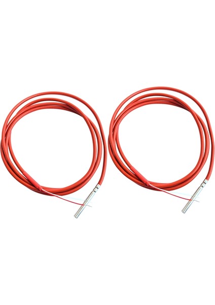 2x 2 Telli PT1000 Sıcaklık Sensörü Termistör Silikon Jel Kaplamalı 1.5 Metre Probu 45MM x 5mm -50-180 Santigrat Rtd'ler (Yurt Dışından) modelleri