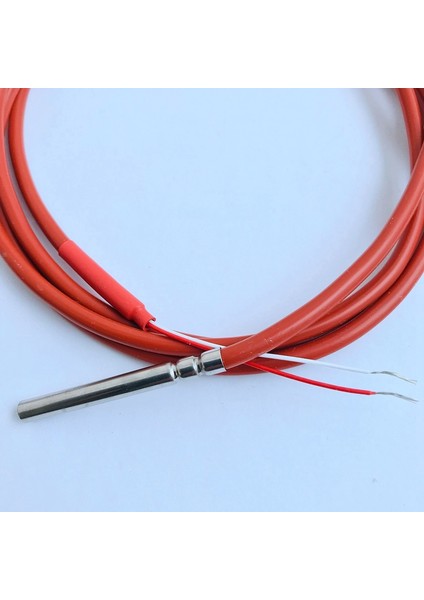 2x 2 Telli PT1000 Sıcaklık Sensörü Termistör Silikon Jel Kaplamalı 1.5 Metre Probu 45MM x 5mm -50-180 Santigrat Rtd'ler (Yurt Dışından) indirimleri