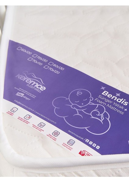 Bendis Eko. Sünger Yatak 70X120 Cmbeyaz