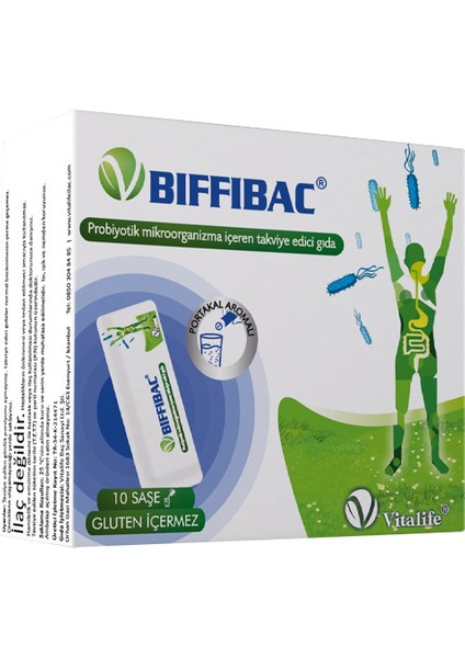 Biffibac Probiyotik Içeren Takviye Edici Gıda 10 Saşe fiyatları