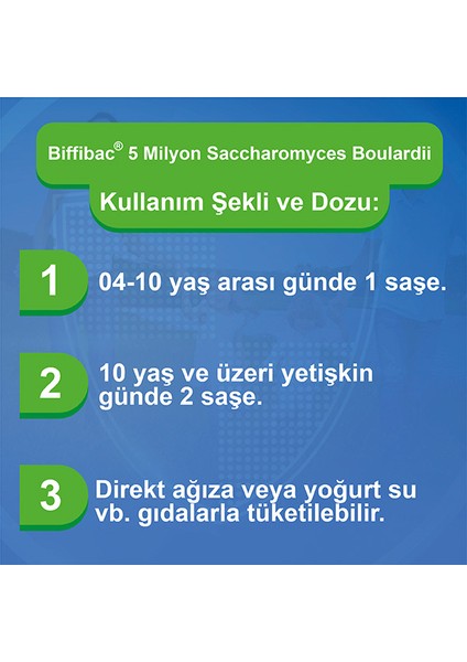 Biffibac Probiyotik Içeren Takviye Edici Gıda 10 Saşe indirimleri
