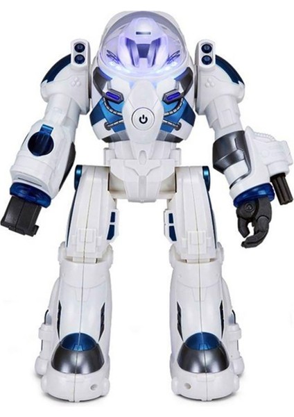 Robot Spaceman Uzaktan Kumandalı Sesli ve Işıklı Beyaz