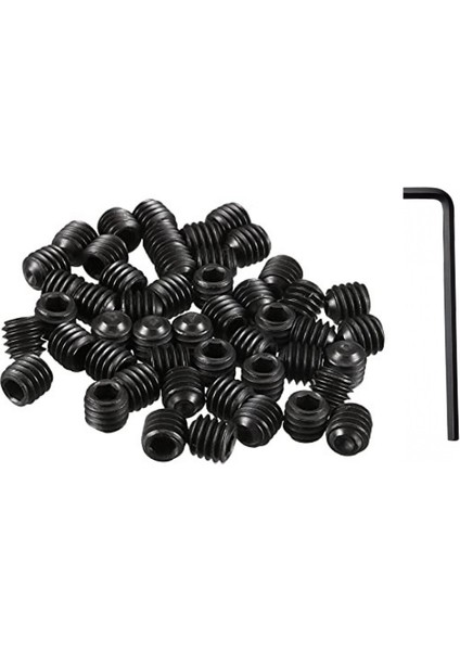 M6X6 mm Setskur VIDA10'LU Kapı Kolu Vidası Alyan Hediyeli
