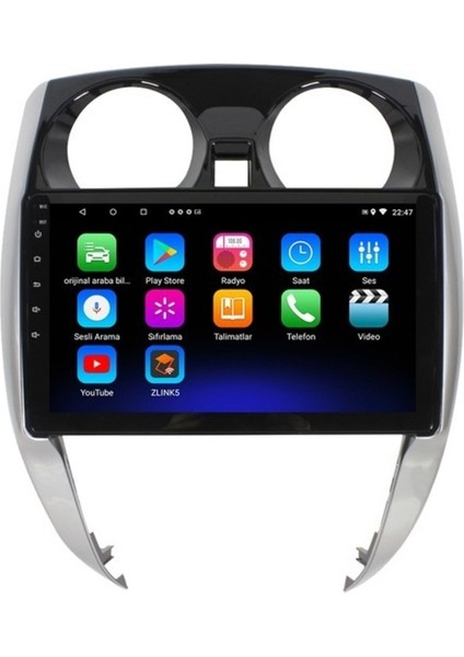 Nissan Micra (2010-2012) Android 12 Carplay Navigasyon Multimedya - 2gb Ram 32GB HDD modelleri