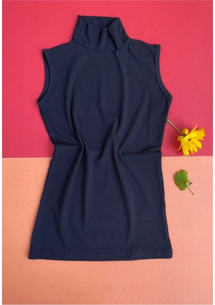 Pamuklu Likralı (2 Adet) Siyah ve Beyaz Iç Göstermeyen Sıfır Kol Kadın T-Shirt modelleri