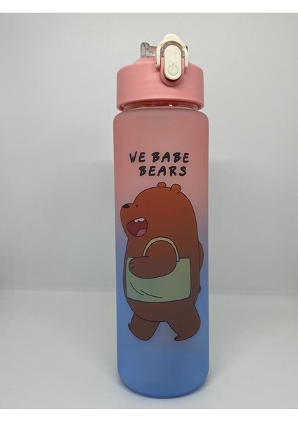 Life Çift Renkli Tritan Matara 800 ml Pembe-Mavi
