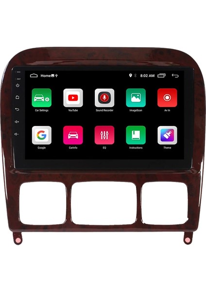 Mercedes S Class W220 (1998-2005) Android 12 Carplay Navigasyon Multimedya - 4gb Ram 32GB HDD