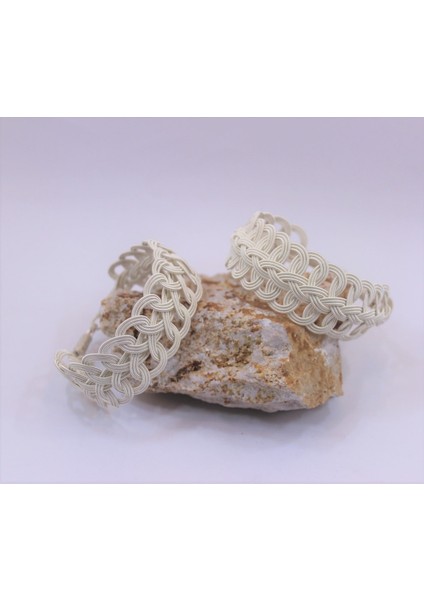 Gümüş Kazaziye Balık Sırtı Örgü Bileklik BIL701 fiyatları