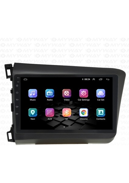 Honda Civic Fb7 (2012-2015) Android 12 Carplay Navigasyon Multimedya - 8gb Ram 128GB HDD fiyatları