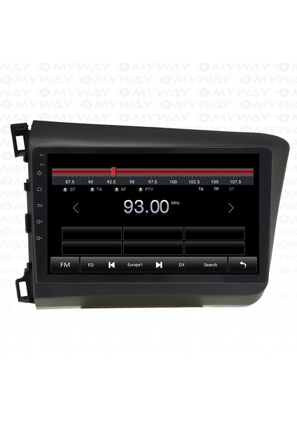 Honda Civic Fb7 (2012-2015) Android 12 Carplay Navigasyon Multimedya - 8gb Ram 128GB HDD modelleri