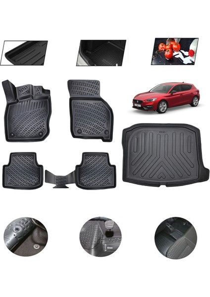 Seat Leon Otomatik 2024 Model 4d Bagaj Paspas Set