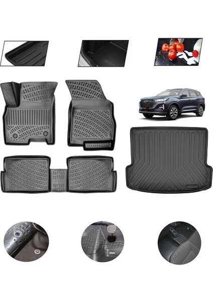Chery Tiggo 8 Pro Excellent Paket 2024 Model 4d Bagaj Paspas Set