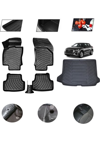 Audi Q2 2019 Model 4d Bagaj Paspas Set