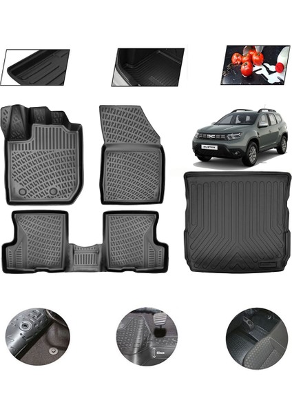 Dacia Der 4 Wd (4x4) 2028 Model 4d Bagaj Paspas Set