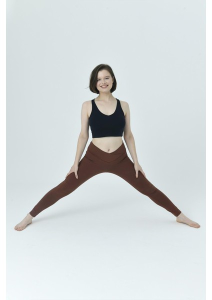 Örme Crop Body, Boyundan Bağlamalı - Lotus