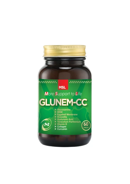 Msl Glunem CC Glukozamin Collagan Curcumin 60 Tablet