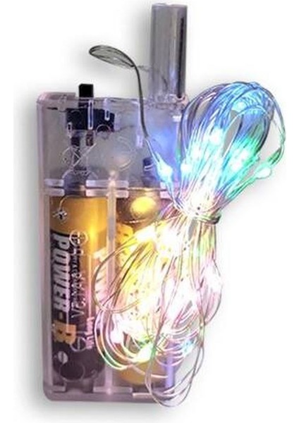 Mini Party Store 3 Metre Işık Pilli Peri LED Mix Renk