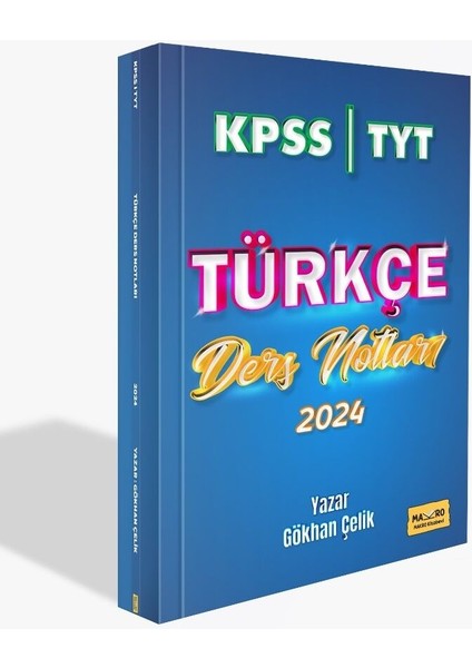 Makro 2024 Kpss Tyt Türkçe Ders Notları Makro Kitap