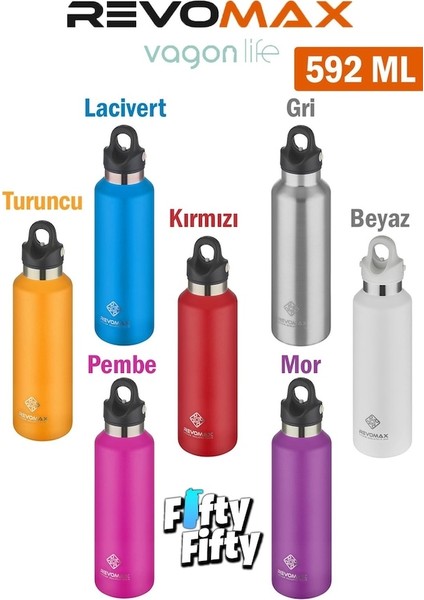 592 ml Çelik Matara Lılac Purble