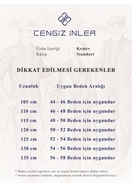 Lazer Küçük Desenli Rugan Erkek Kemer