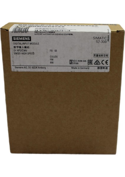 6ES7321-1BH10-0AA0 Sımatıc S7-300, Digital Input S