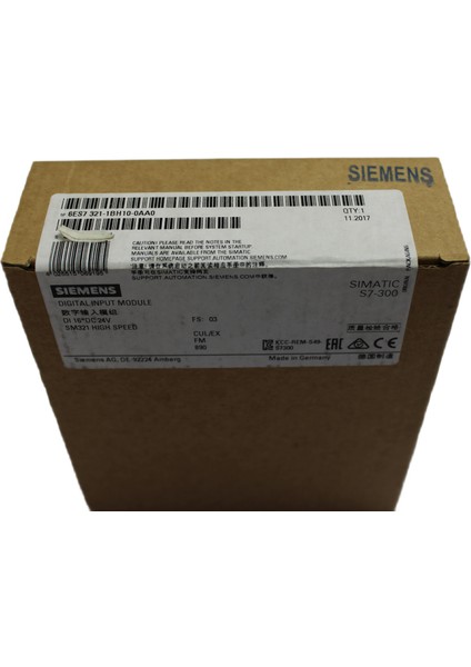 6ES7321-1BH10-0AA0 Sımatıc S7-300, Digital Input S