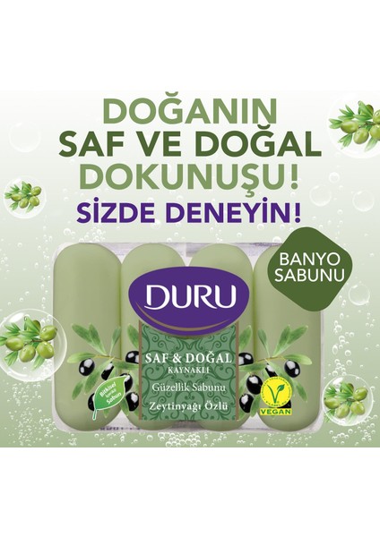 Güzellik Sabunu Saf&doğal Zeytinyağlı Eco 4X70GR fırsatları