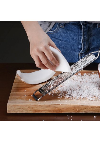 Sarı Saplı Peynir Rende ve Limon Zester Paslanmaz Çelik Mutfak Rende Dilimleme Peynir Rende ve Sebze Rende Kaymaz Saplı Aracı (Yurt Dışından)