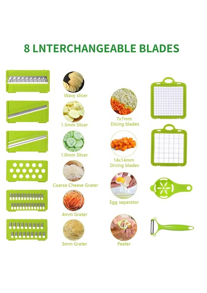 Set Modeli 2 Çok Fonksiyonlu Sebze Doğrayıcı Sebze Doğrayıcı Kesici Soğan Dicer Yiyecek Dilimleyici Patates Soyucu Kesici Salata Dicer Yumurta Dilimleyiciler (Yurt Dışından) fırsatları