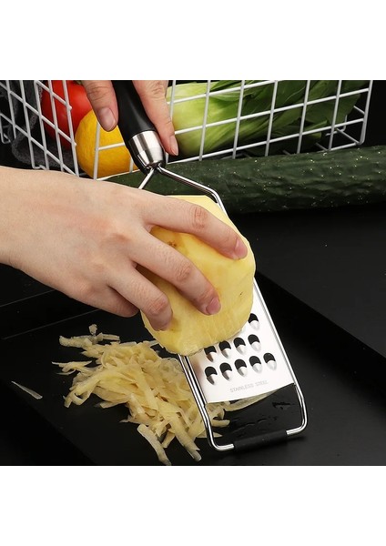 C 304 Paslanmaz Çelik Peynir Limon Zester Mutfak Rende Sebze Patates Zencefil Dilimleme Gıda Kesici Mutfak Aksesuarları (Yurt Dışından)