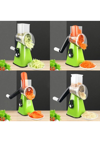 Mavi B Sebze Dilimleyici Manuel Mutfak Aksesuarları Sebze Doğrama 3 In 1 Yuvarlak Rende Kesici Patates Spiralizer Ev Mutfak Aletleri (Yurt Dışından) modelleri