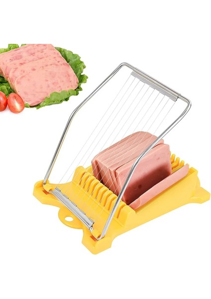 Açık Sarı Öğle Yemeği Et Yumurta Kesici Paslanmaz Çelik Çok Fonksiyonlu Gıda Muz Peynir Çilek Dilimleme Mutfak Gadget (Yurt Dışından)