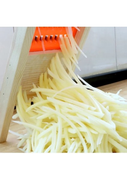 2.5mm-Mavi Ahşap Sebze Rende Patates Dilimleme Ev Sebze Meyve Havuç Parçalayıcı Mutfak Parçalayıcı Soyucu Ezici Aksesuarları (Yurt Dışından) fırsatları