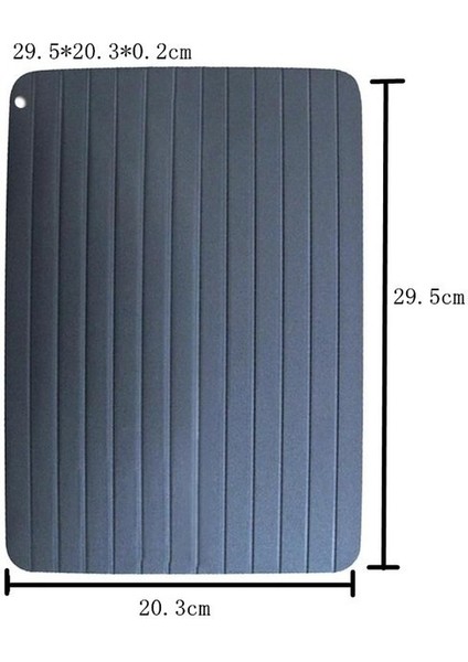 29.5X20.3X0.2 cm 1 Paket Hızlı Çözülme Tepsisi Hızlı Çözülme Dondurulmuş Gıda Et Meyve Hızlı Çözdürme Plakası Çözdürme Tepsisi Çözülme Ana Mutfak Gadget Yüksek Kalite (Yurt Dışından)