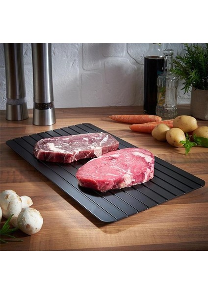 29.5X20.3X0.2 cm 1 Paket Hızlı Çözülme Tepsisi Hızlı Çözülme Dondurulmuş Gıda Et Meyve Hızlı Çözdürme Plakası Çözdürme Tepsisi Çözülme Ana Mutfak Gadget Yüksek Kalite (Yurt Dışından)