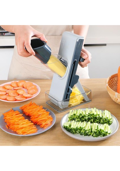 Beyaz Yeni Çok Fonksiyonlu Sebze Kesici Et Patates Dilimleme Parçalama Havuç Rende Mutfak Aksesuarları Çelik Bıçak Mutfak Alet Öğeleri (Yurt Dışından) fırsatları