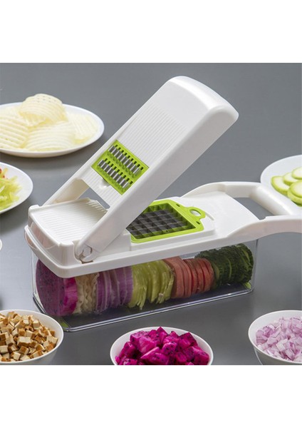 3 In 1 Sebze Kesici Dilimleme Meyve Patates Soyucu Çok Fonksiyonlu Mutfak Aracı Alet Aksesuarları Ev (Yurt Dışından)