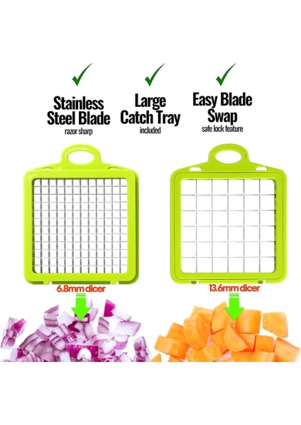 Mavi Choppe Sebze Kesici Soğan Kıyıcı Salata Manuel Rende Sebze Dilimleme Yumurta Dilimleyici Konteyner Mandolin Mutfak Aksesuarları (Yurt Dışından) fırsatları