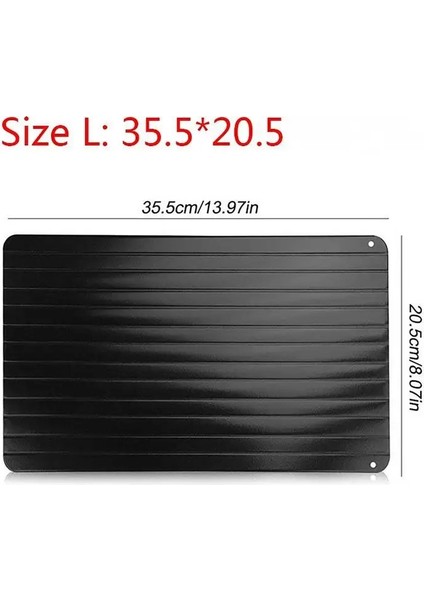 L Hızlı Buz Çözme Tepsisi 1 Adet Çözülme Dondurulmuş Gıda Et Meyve Hızlı Buz Çözme Tepsisi Plaka Levha Buz Çözme Mutfak Çözülme Gadget Aracı (Yurt Dışından) modelleri
