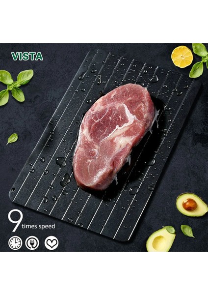 4 Köşeli M Hızlı Buz Çözme Tepsisi Çözülme Dondurulmuş Gıda Et Meyve Hızlı Buz Çözme Plaka Tahtası Buz Çözme Plakası Mutfak Gadget Aracı (Yurt Dışından)