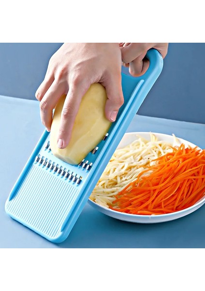 2 Adet-A 1/2 Adet Sebze Rende Patates Izgara Dilimleme Oluklu Net Kıyıcı Kesici Dalga Bıçak Parçalayıcı Salata Mutfak Parçalayıcı Soyucu Ezici (Yurt Dışından)
