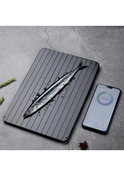 23X16.5X0.3 Hızlı Buz Çözme Tepsisi Çözülme Dondurulmuş Gıda Et Meyve Hızlı Buz Çözme Plaka Levha Buz Çözme Mutfak Gadget Aracı (Yurt Dışından) fırsatları
