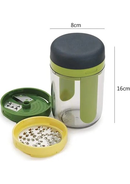 Yeşil Manuel Sebze Dilimleyici Spiral Bıçak Kesici Salatalık Havuç Rende Salata Meyve Sebze Kıyıcı Ev Mutfak Gadget Pişirme Rende (Yurt Dışından)