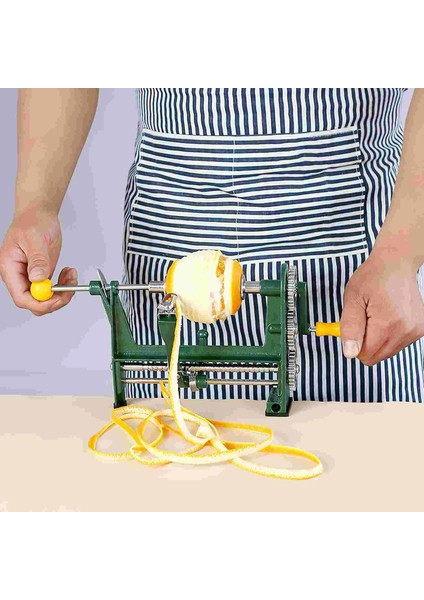 Resim 1 Soyucu Meyve Dilimleyici Patates Manuel Makine Tart Soyma Sebze Döner El Turuncu Mutfak Kazıyıcı Krank Hızlı Makineler (Yurt Dışından)