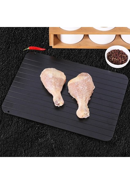 35.5X20.5 cm Alüminyum Hızlı Buz Çözme Hızlı Çözülme Dondurulmuş Gıda Et Meyve Hızlı Tepsi Sihirli Metal Plaka Güvenli Çözdürme Dondurulmuş Et Buz Çözme (Yurt Dışından) fiyatları