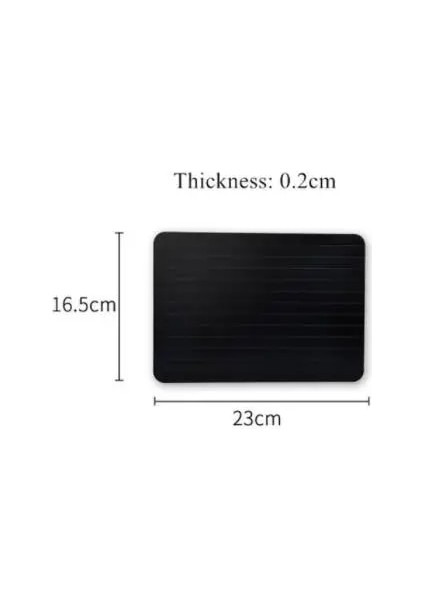 Hızlı Buz Çözme Tepsisi Çözülme Gıda Et Çözdürme Meyve Deniz Balığı Hızlı Buz Çözme Plaka Levha Tepsisi Mutfak Gadget Aracı (Yurt Dışından)