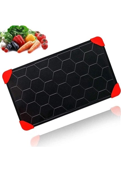 (L)35X20.5X0.2CM Zhangji Yükseltme Yapışmaz Hızlı Buz Çözme Tepsisi Hızlı Çözülme Plaka Levha Güvenli Çözülme Dondurulmuş Gıdalar Et Balık Meyve Mutfak Aracı (Yurt Dışından)