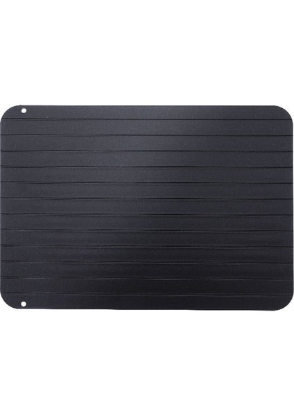 Siyah 35,5 x 20,5 cm Hızlı Buz Çözme Tepsisi Çözülme Dondurulmuş Hızlı Buz Çözme Plaka Tahtası Master Defrost Mutfak Gadget Aracı Yapışmaz Kaplamalı Çözdürme Tahtası (Yurt Dışından)