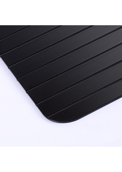 Siyah 35,5 x 20,5 cm Hızlı Buz Çözme Tepsisi Çözülme Dondurulmuş Hızlı Buz Çözme Plaka Tahtası Master Defrost Mutfak Gadget Aracı Yapışmaz Kaplamalı Çözdürme Tahtası (Yurt Dışından)