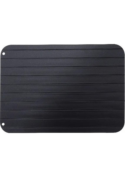 Siyah 35,5 x 20,5 cm Hızlı Buz Çözme Tepsisi Çözülme Dondurulmuş Hızlı Buz Çözme Plaka Tahtası Master Defrost Mutfak Gadget Aracı Yapışmaz Kaplamalı Çözdürme Tahtası (Yurt Dışından)